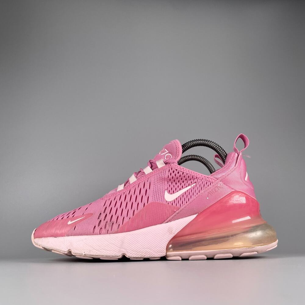 Size 5.5Y Women's 7 Nike Air Max 270 Magic Flamingo/Pink Foam Running Sneakers